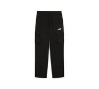 PUMA Pantalones cargo tejidos ESS con logotipo n.º 1 juveniles, Ropa, Negro, 15-16Y 15-16Y