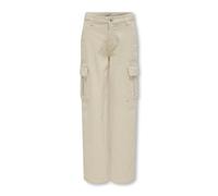 Pantalón cargo Niña Talla 138 cm (10 años). Color Beige