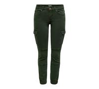 ONLY Cargo Trousers ONLMISSOURI Regular Waist Slim Fit Cargo Trousers Rosin 42 34 Rosin