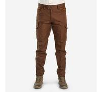 Pantalón Caza Verney Carro Sologne Hombre Impermeable Marron Multibolsillos 48