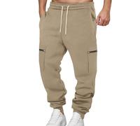 Pantalón Chandal Hombre Pantalon Chandal Hombre Pantalones Largos Ropa Deporte Casual Cómodos Invierno Anchos Talla Grande Termico Polar Mallas Cónico Cremallera 3XL Impermeable Deportivos Extreme