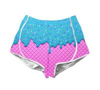 Pantalón Chándal Niño - Cortos De Verano Pequeñas Y S con Estampado 3D Cintura Elástica Cómodos Conjuntos Casuales para Uso Diario Y Vacaciones (Blue 3-4 Years)