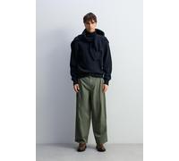 Pantalón chino parachute wide leg VERDE OLIVA L