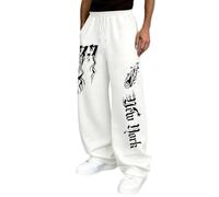 Pantalon con Tiradores Monos Trabajo Rasgados Estilos Deportivas Ancho Chandals Tobillo Tapered Trousers Bordados Tejanas Masculinos Economicos Corta Vigilante 2XL Recta Chica Ajustado
