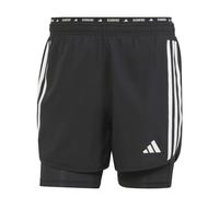 Pantalón corto 2 en 1 adidas Own the Run 3 Stripes XS Male