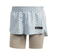 Pantalón corto 2 en 1 mujer adidas Marimekko Run Icons 3 Bar Logo S