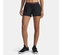 Pantalón corto 2 en 1 Under Armour Tech™ Play Up para mujer Negro / Super Rosa L