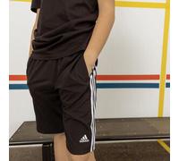 adidas Unisex niños Essentials 3-Stripes Woven Shorts, Black/White, 11-12 Years