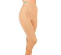 Pantalón Corto Anti-celulítico, Vaina con Funda Interna sin Costuras - Piel tamaño M