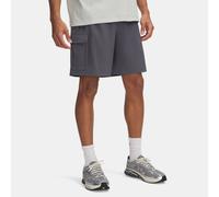 Pantalón corto cargo de 20 cm Under Armour Vibe Woven para hombre Castlerock / Negro L