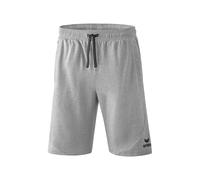 erima Hombre Essential Team Pantalón Corto, Gris Claro Jaspeado, S