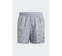 adidas Hombre D4T Primelift AOP Short Shorts, halo Silver/Grey, M 5 Inch