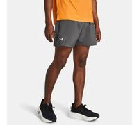 Pantalón corto de 13 cm Under Armour Launch para hombre Castlerock / Castlerock / Reflectante XL
