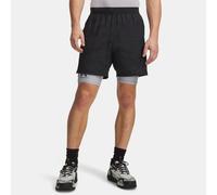 Pantalón corto de 15 cm (6") Under Armour Vanish Woven 2.0 Print para hombre Ultimate Negro / Castlerock L
