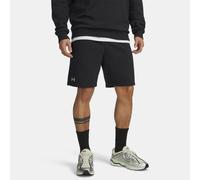 Pantalón corto de 25 cm Under Armour Rival Fleece para hombre Negro / Blanco S