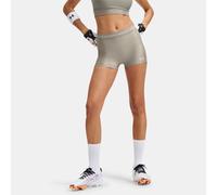 Pantalón corto de 8 cm (3") HeatGear® Shorty para mujer Timberwolf Taupe / Summit Blanco XL