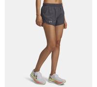 Pantalón corto de 8 cm (3") Under Armour Fly-By para mujer Castlerock / Castlerock / Reflectante S