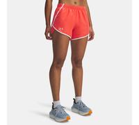 Pantalón corto de 8 cm (3") Under Armour Fly-By para mujer Venom Rojo / Blanco / Reflectante M