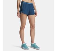 Pantalón corto de 8 cm (3") Under Armour Tech™ Play Up para mujer Wham Azul / Azul Haze L
