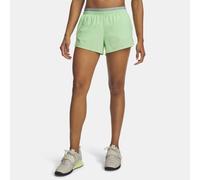 Pantalón corto de 8 cm Under Armour Vanish Woven para mujer Lumos Lime / Mod Gris XL