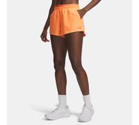 Pantalón corto de 8 cm Under Armour Vanish Woven para mujer Naranja Bloc / Venom Rojo XL