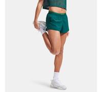 Pantalón corto de 8 cm Under Armour Vanish Woven para mujer Rack Verde / Hyper Verde S