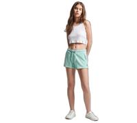 Pantalón corto de algodón orgánico y jersey para mujeres Superdry Vintage Logo XL