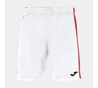 Pantalón corto de fútbol Joma Adulto Blanco/Rojo - CD 44