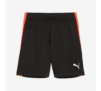 Pantalón corto de fútbol Puma IndividualLIGA Niño Negro/Naranja 128cm 7-8A