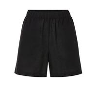 Pantalón corto de lino para mujer - Negro#Tallas:38. Talla