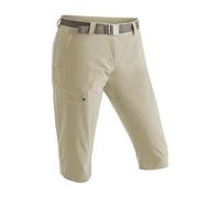 MAIER SPORTS Pantalón Corto Función Inara Slim | Pantalones 3/4 repelentes al agua para trekking y senderismo, Ajuste ceñido, MSTRETCH pro 4 y Dryprotec