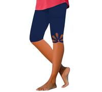 Pantalón corto de verano vestido para mujer ligero pantalones cómodos y elásticos pantalones de compresión yoga de entrenamiento chic elástico cintura alta color sólido pantalones leggings 3/4 correr