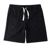 Pantalón Corto Deporte Hombre - Pantalones Casuales Holgados para Relajarse Al Aire Libre Ideales para Verano Y Otoño Fáciles De Limpiar Lavables A Máquina Diseño Liso para Combinarlos (Black XL)