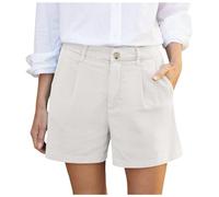 Pantalon Corto Efecto Piel Pantalon Gris Corto Mujer Pantalones Acampanados Cortos Short De Jean Roto Jeans Acampanados Cortos Short En Dril para Mujer Bermudas para Mujer De Algodon Short De