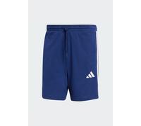 adidas Uomo Essential Three Stripes Single Jersey Short 7IN, Dark Blue/White, M