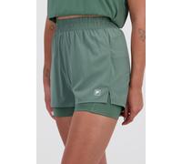 Pantalón Corto Fila - Kaki + Malla Mujer talla L