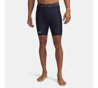 Pantalón corto HeatGear® Compression Pocket Long para hombre Pantalones cortos de compresión para hombre 23 cm. Transpirables, absorben el sudor Midnight Marino Azul / Blanco XS