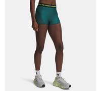 Pantalón corto HeatGear® Mesh Shorty para mujer Rack Verde / Hyper Verde L