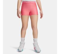 Pantalón corto HeatGear® Shorty para niña Bittersweet Rosa / Blanco YLG (149 - 160 cm)