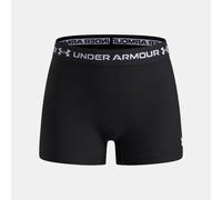 Pantalón corto HeatGear® Shorty para niña Negro / Blanco YLG (149 - 160 cm)