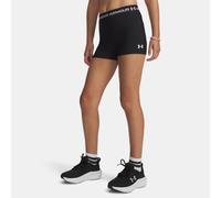 Pantalón corto HeatGear® Shorty para niña Negro / Blanco YSM (127 - 137 cm)
