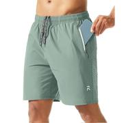 Pantalón Corto Hombre, Pantalones Trekking, Ibicenca Deportivo Verano Multibolsillos Trabajo Pantalón Corto Running, Cremallera Elasticos Bermudas Ropa Hombre, M
