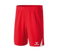 erima Classic 5 Cubos Pantalón Corto, Unisex niños, Rojo/Blanco, XXS