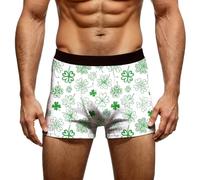 Pantalón Corto irlandés con diseño de Cerveza y arcoíris para el 17 de Marzo Muy Divertido