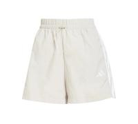 adidas Donna Essentials 3-Stripes Lifestyle Woven Shorts, Wonder Alumina/White, L