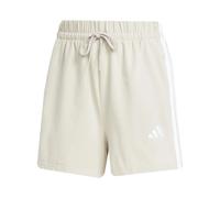 Adidas Donna Essentials 3-Stripes Cotton Shorts, Wonder Alumina/White, S