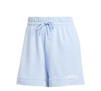 adidas Mujer Essentials Linear French Terry Shorts, Glow Blue/White, XL