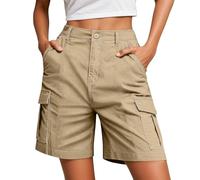 Pantalon Corto Mujer Talla 46 Bermudas Pantalón Casuales Deportiva La Baño Negra Holgadas Chor Estampados Flores Pegado Hombre Multibolsillos Carpintero 80 Dos Jovenes Verdes
