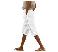 Pantalon Corto Mujer Trekking Blusa Short Pegados Leggins Cortos Estampados Short En Drill para Mujer Shorts Acampanados Mujer Pantalon Trekking Mujer Corto Short Deportivo Mujer Blanco Lycra Short