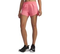 Under Armour Pantalón corto para mujer Fly By 8 cm Rosa agridulce Reflectante Talla M